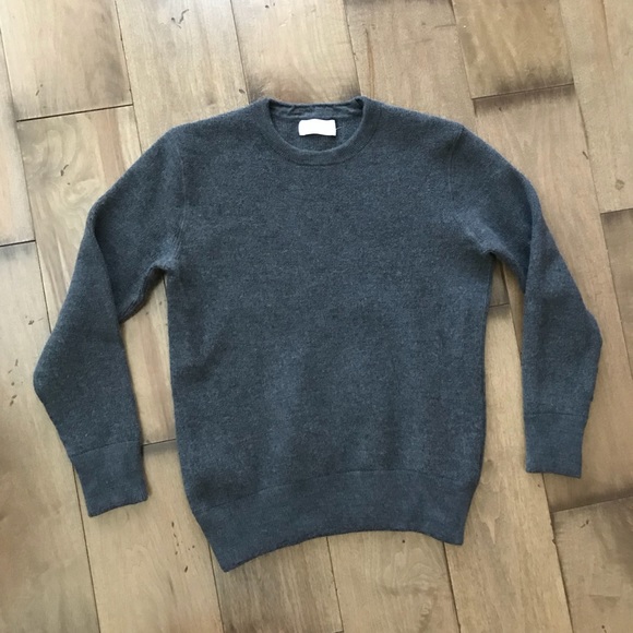 Everlane Sweaters - EVERLANE Merino Wool Pullover Sweater Gray Crew